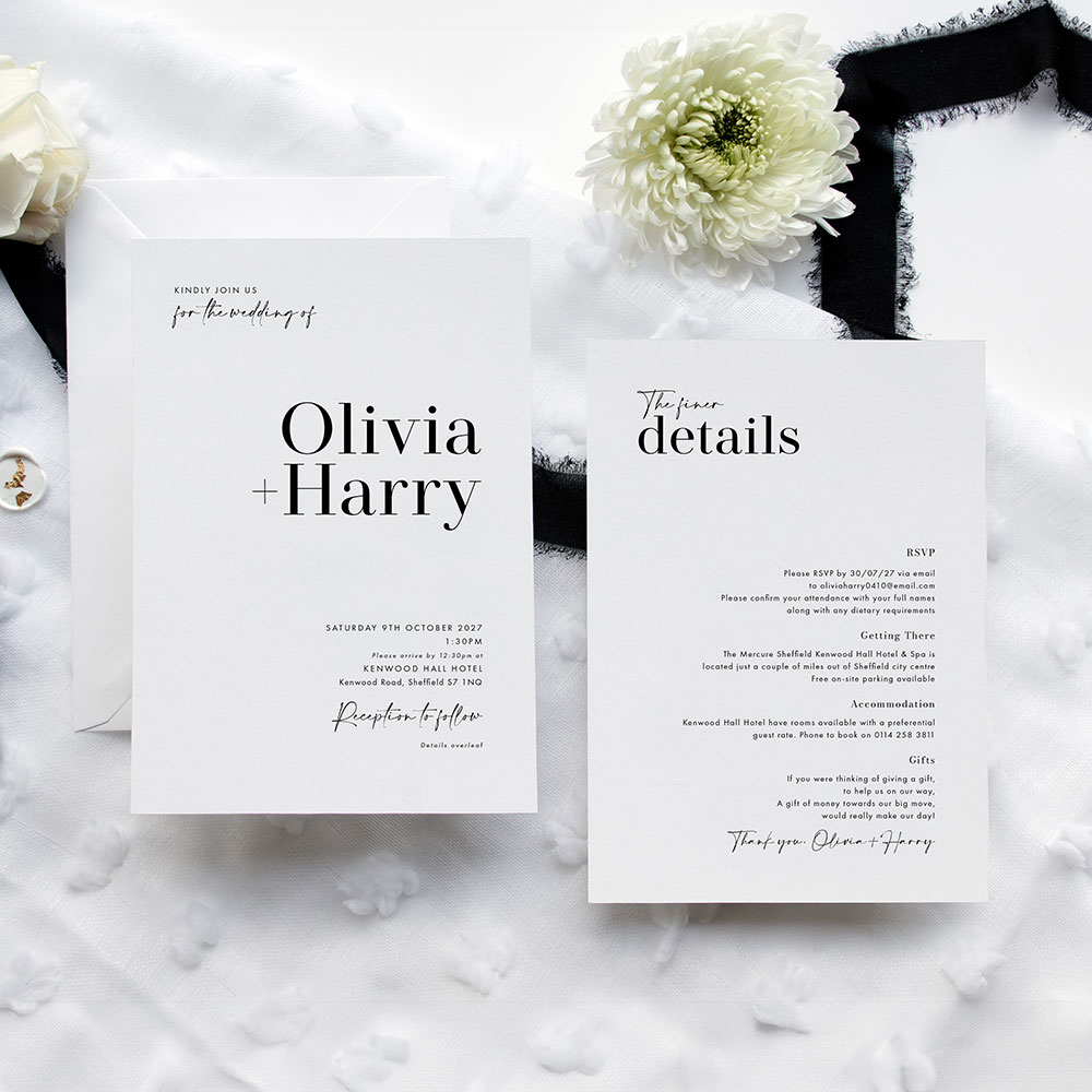 Sharrow Wedding Invitation - Image 5